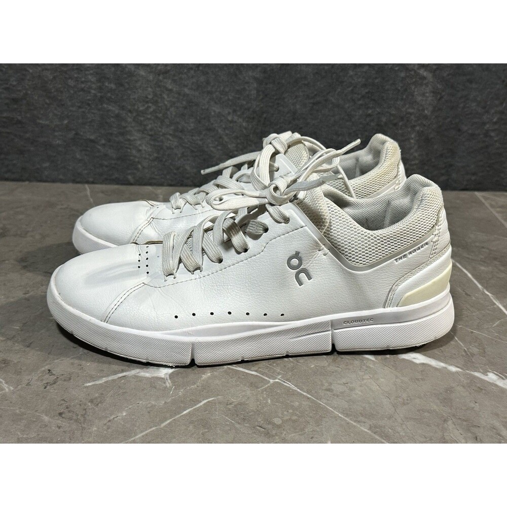 On Running The Roger Advantage Shoes Womens Size 8 White CloudTec Sneakers